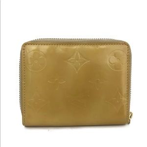 Louis Vuitton Vernis Enamel Patent Leather Broom Zip Around Wallet /U2399
